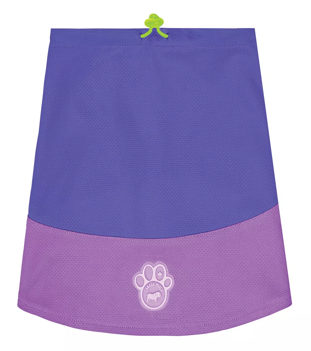 Canada Pooch, Max Chill Cooling Snood Purple