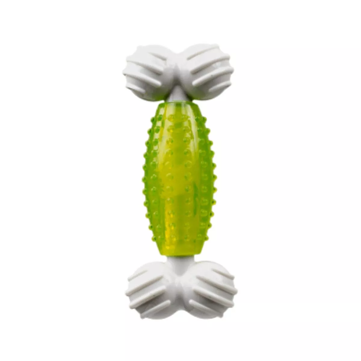 Canine Clean Nylon Bone With TPR Center Dog Toy