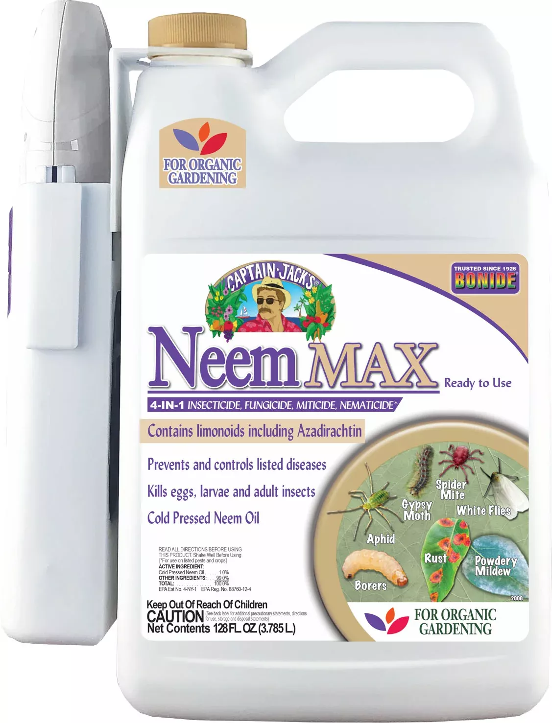 Captain Jack'S Neemmax 4-In-1 Multipurpose Spray