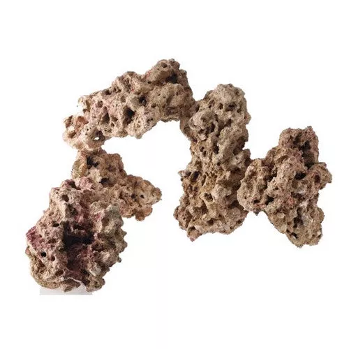 Caribsea, Moani Dry Live Rock Tan, 40 Lbs