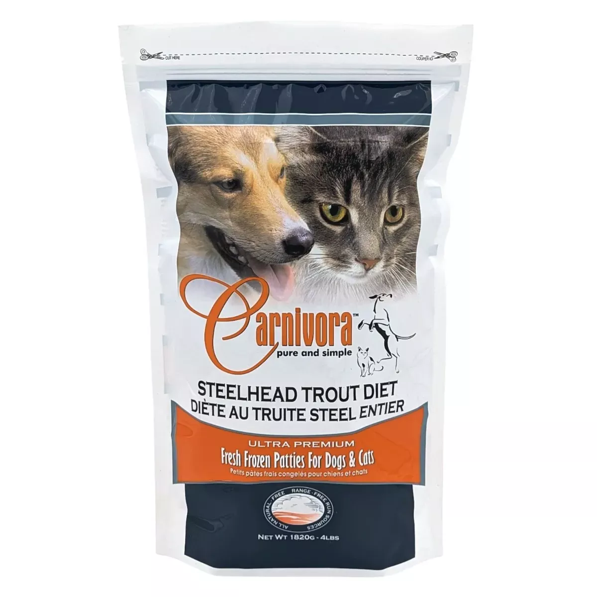 Carnivora Whole Animal Diet - Steelhead Trout