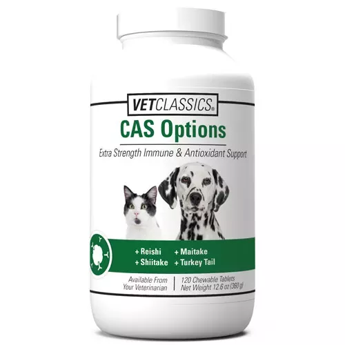 CAS Options ES Immune & Antioxidant Support Chewable Tablets for Cats and Dogs