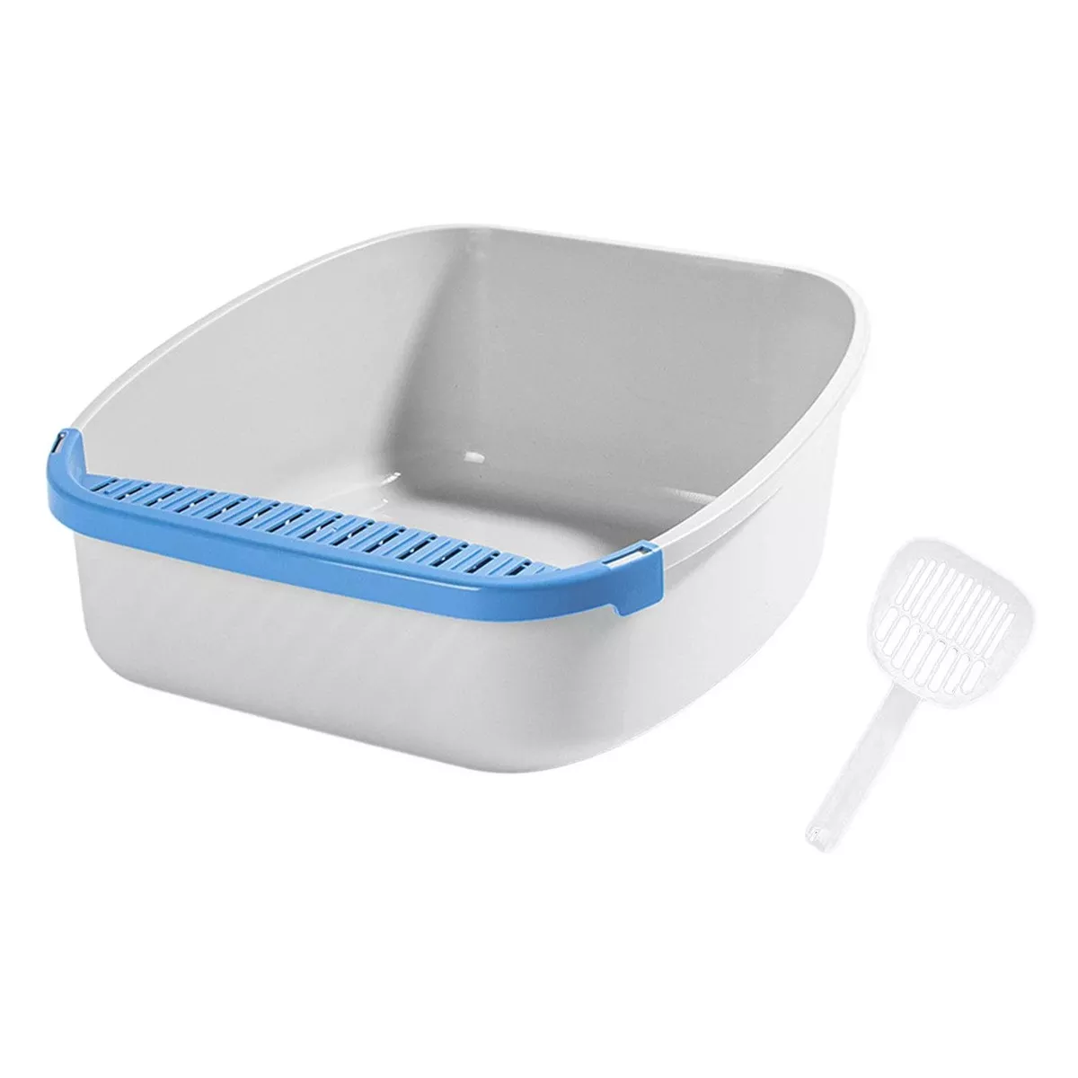 CAT LITTER BOX - GRAY KITTEN SIZE