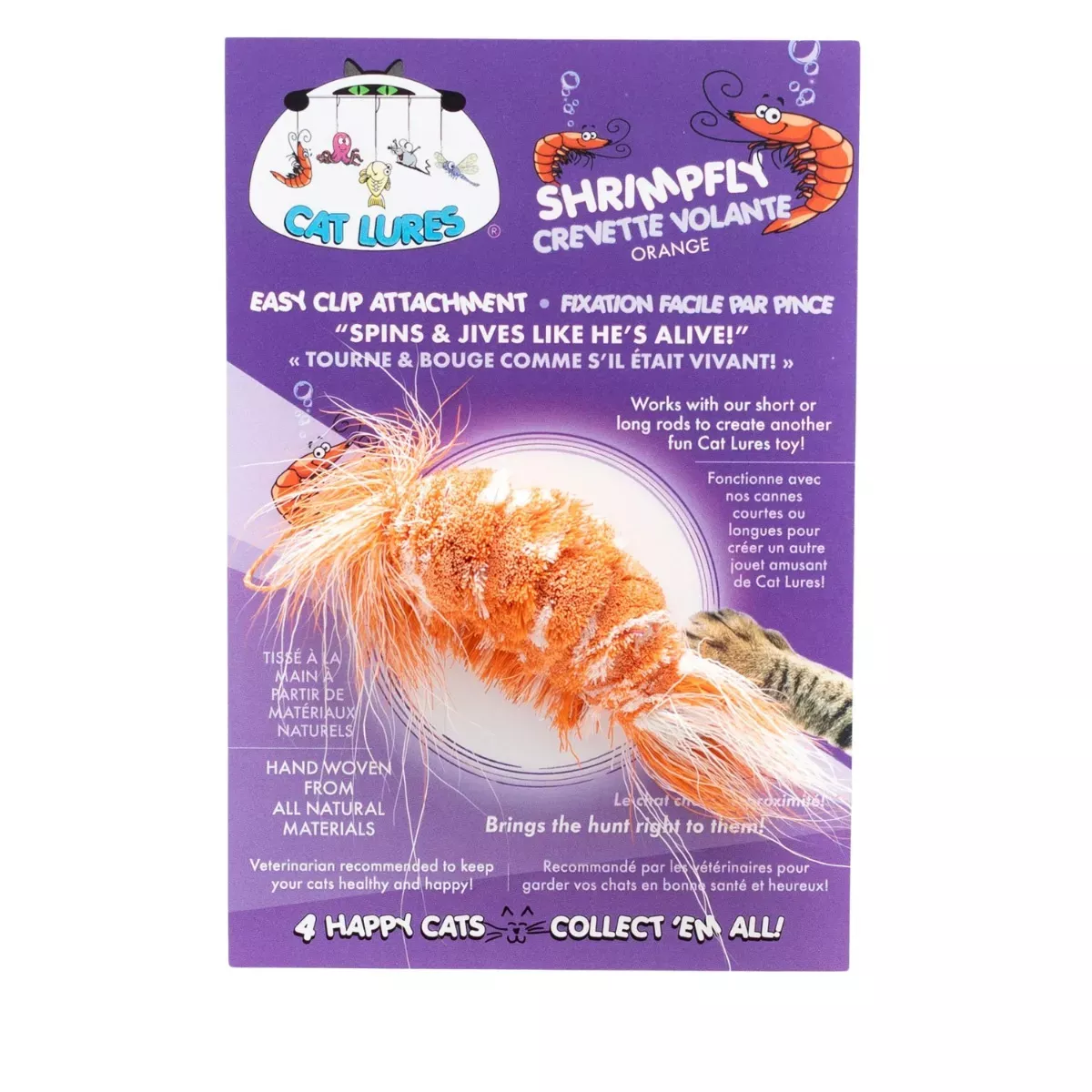 Cat Lures Wand Toy Attachment - Shrimpfly