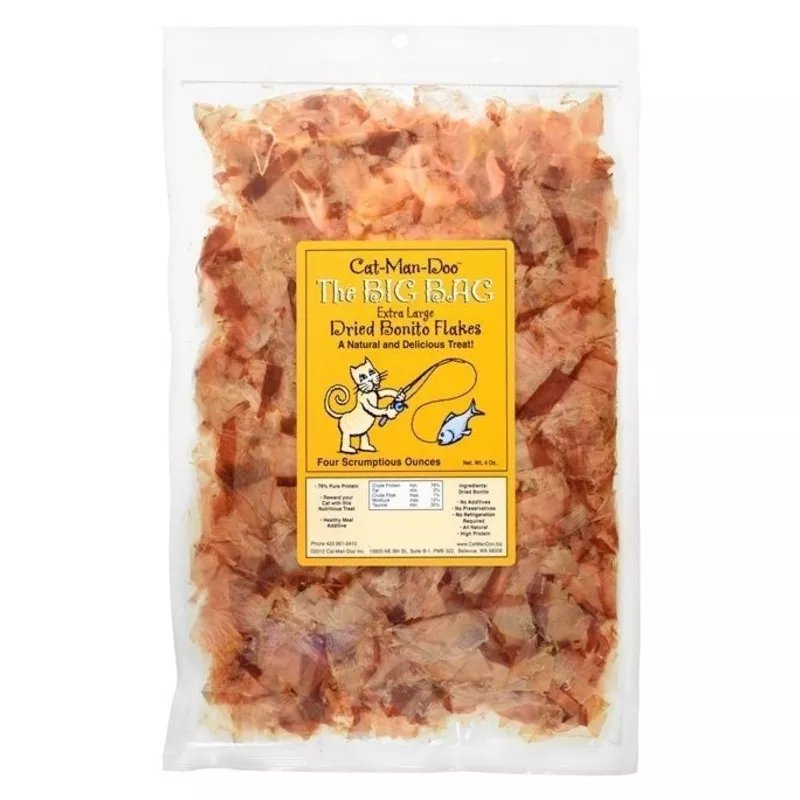 Cat-Man-Doo Dried Bonito Flakes, Cat Treat