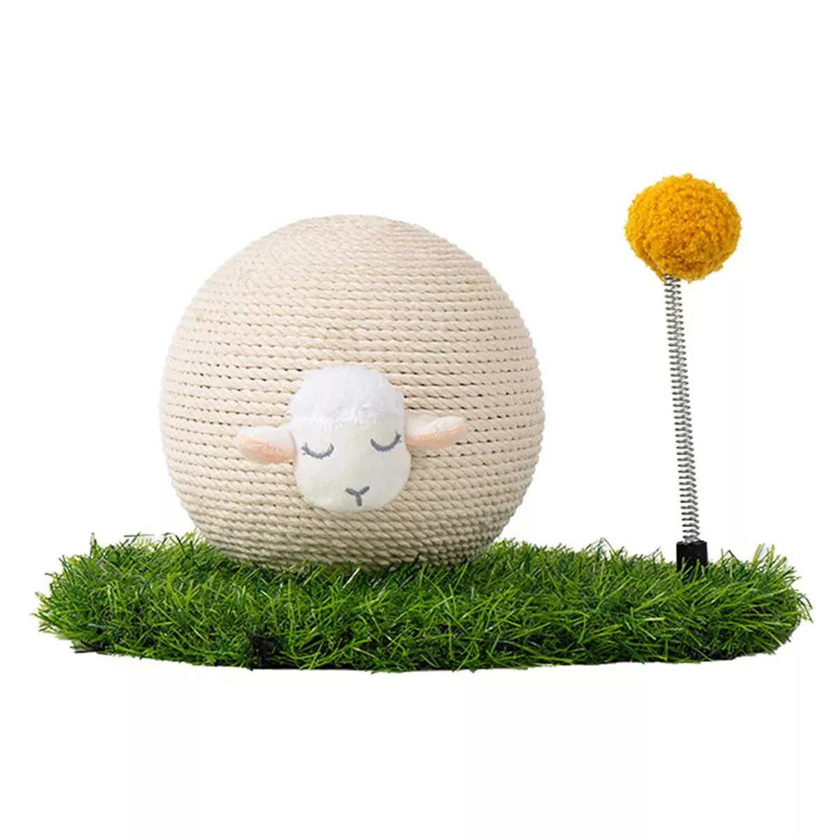 Cat Scratcher Lamb Eat Grass
