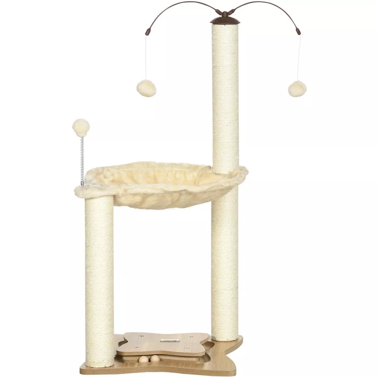 Cat Tree Tower With Sisal Rope Scratching Post