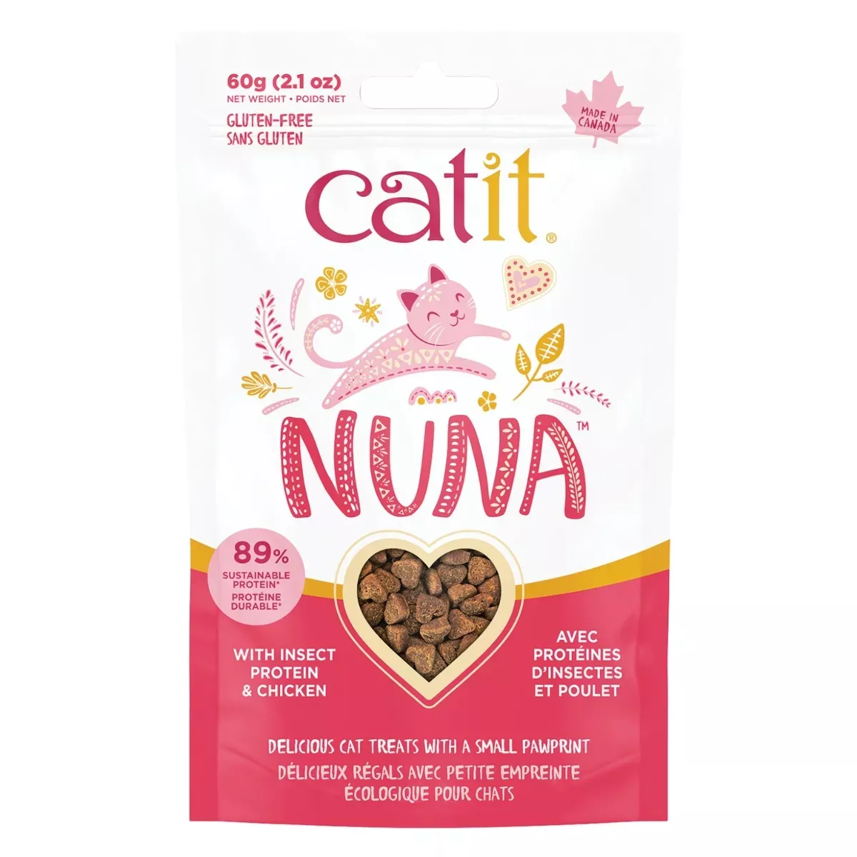 Catit Nuna Cat Treats - Insect Protein & Chicken Recipe