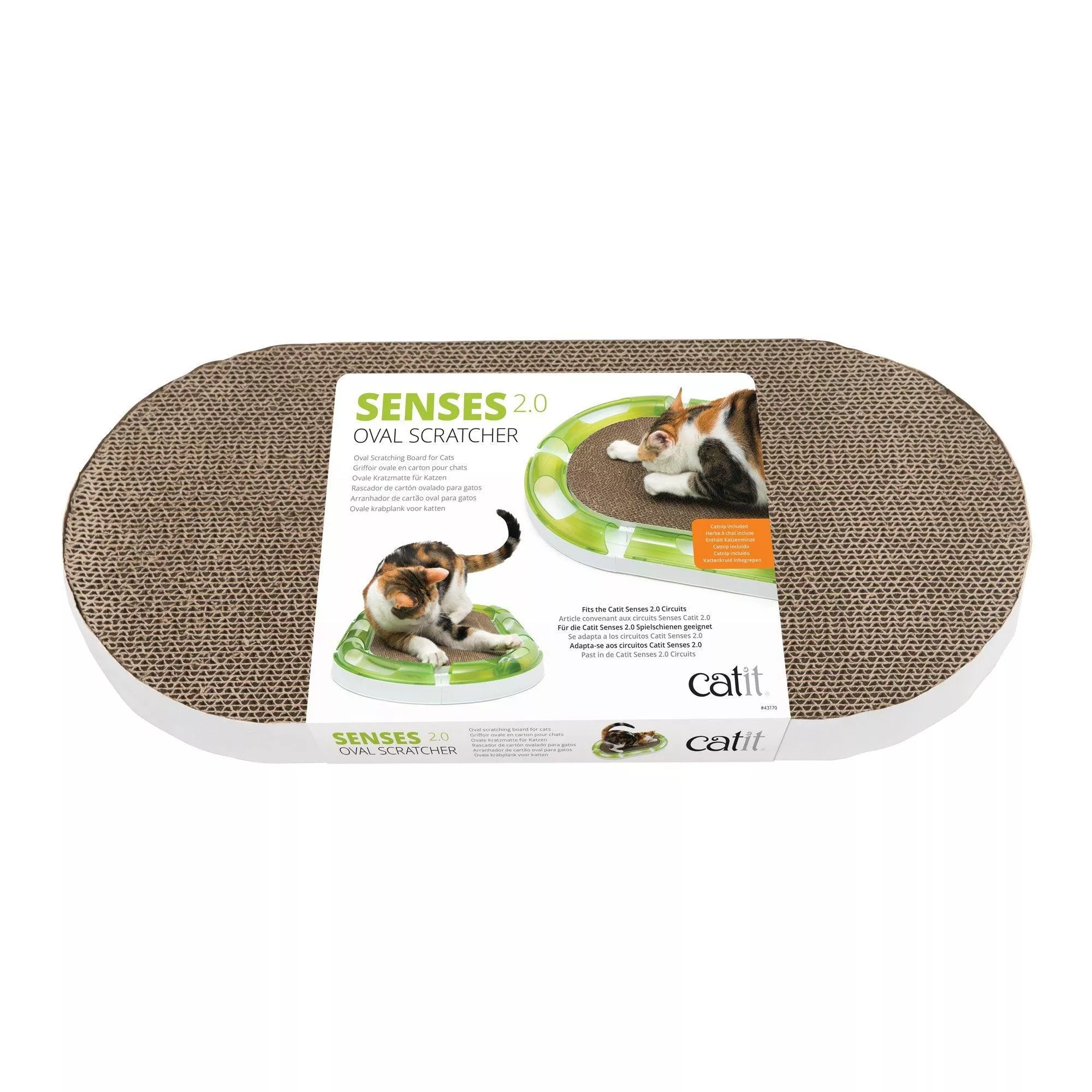Catit Senses 2.0 Oval Circuit Scratcher