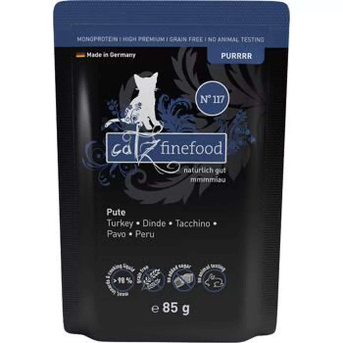 Catz Finefood Purrrr No.117 Turkey 85g/200g
