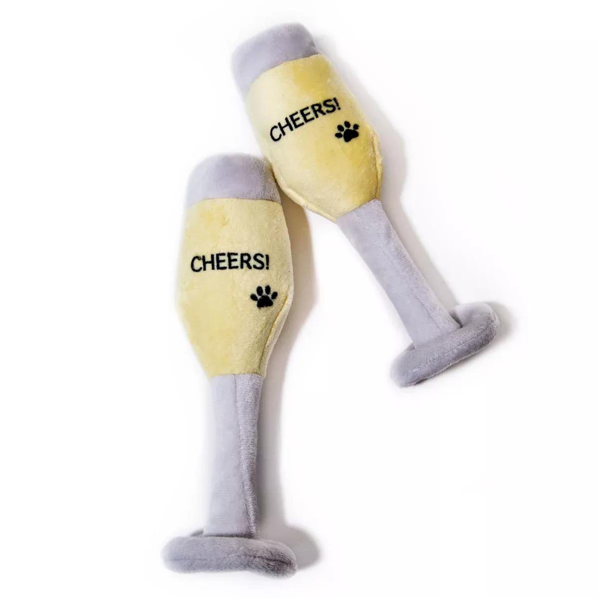 Champagne Glass Dog Toy - 2 Pack - Glow Pups