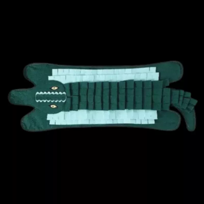 Cheerhunting Snuffy Crocodile Interactive Snuffle Feeding Mat For Dogs