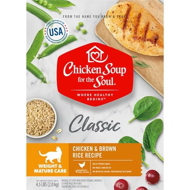 Chicken Soup Weight & Mature Care Cat – Chicken & Brown Rice Recipe Cat 4.5lb – Transform Your Backyard into a Wildlife Oasis for All Creatures