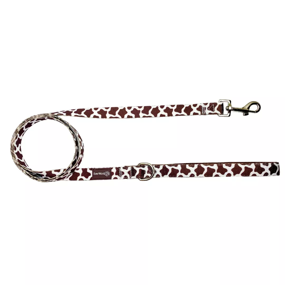 Chocolate Cow Leash