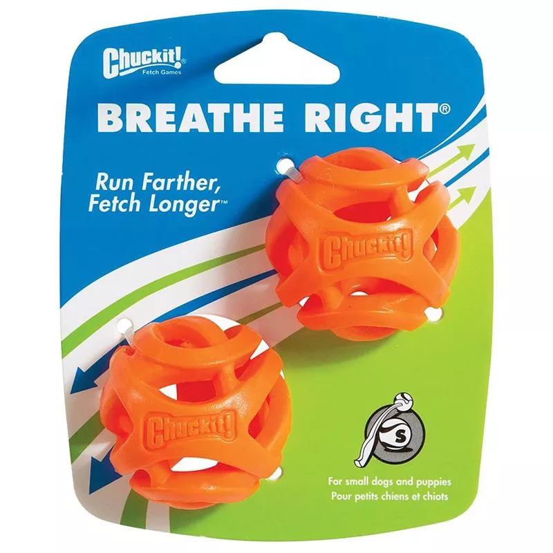 CHUCK IT! Breathe Right Ball Small 2-Pack