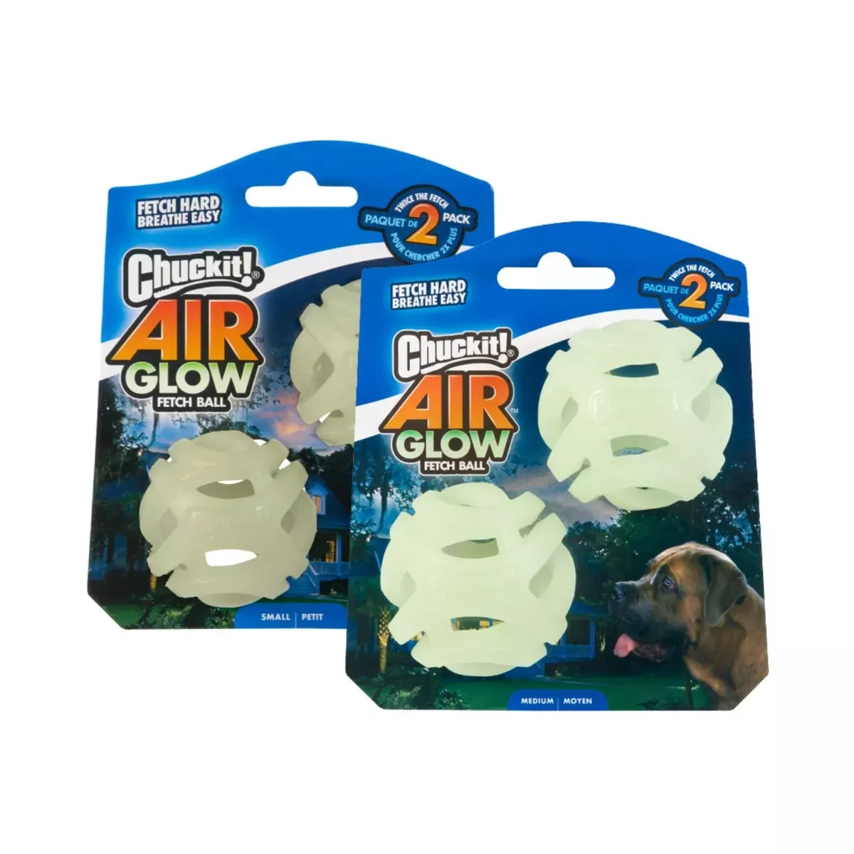 Chuckit! Air Glow Fetch Ball - 2 Pack