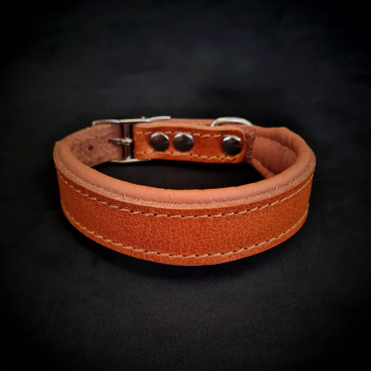 Clean Leather Puppy Collar by Bestia