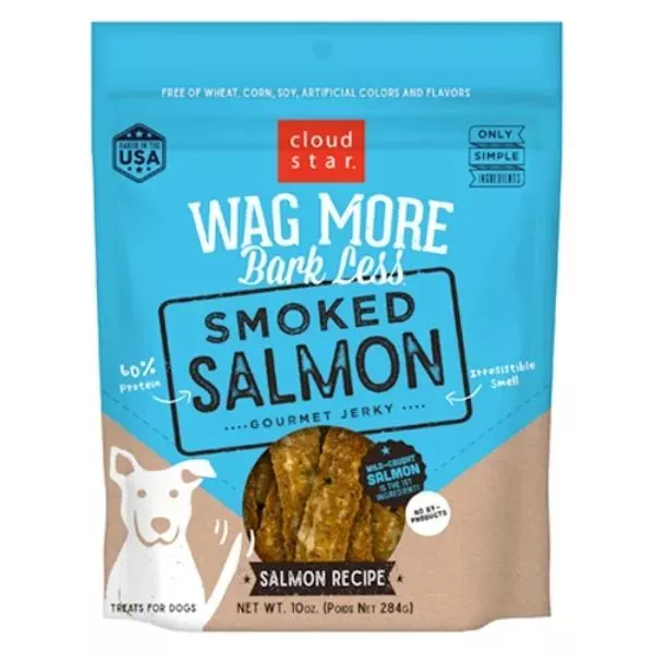Cloud Star Wag More Bark Less Jerky - Smoked Salmon