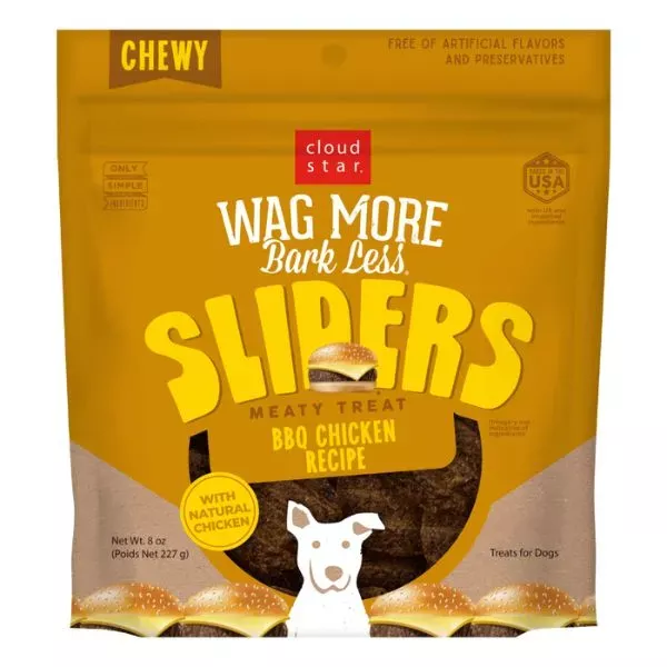 Cloud Star Wag More Bark Less Sliders - BBQ Chicken
