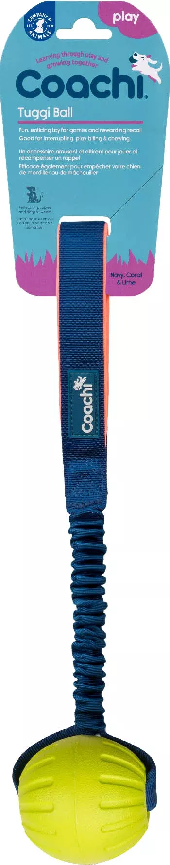 Coachi Tuggi Elastic Ball Super Tough Tug Toy