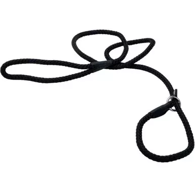 Coastal Pet Rope Slip Leash – 1/2″ X 6′ – Black