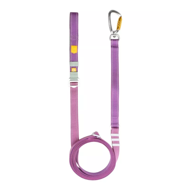 Color Block Multi-Use Dog Leash Mauve Mix