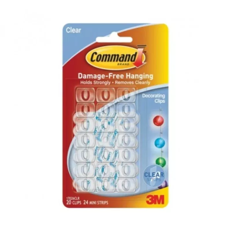 Command 17026CLR Decorating Clip, Plastic, Clear – Farm Supplies, Livestock Feed, Pest Control Solutions and Essential Ranch Equipment Online