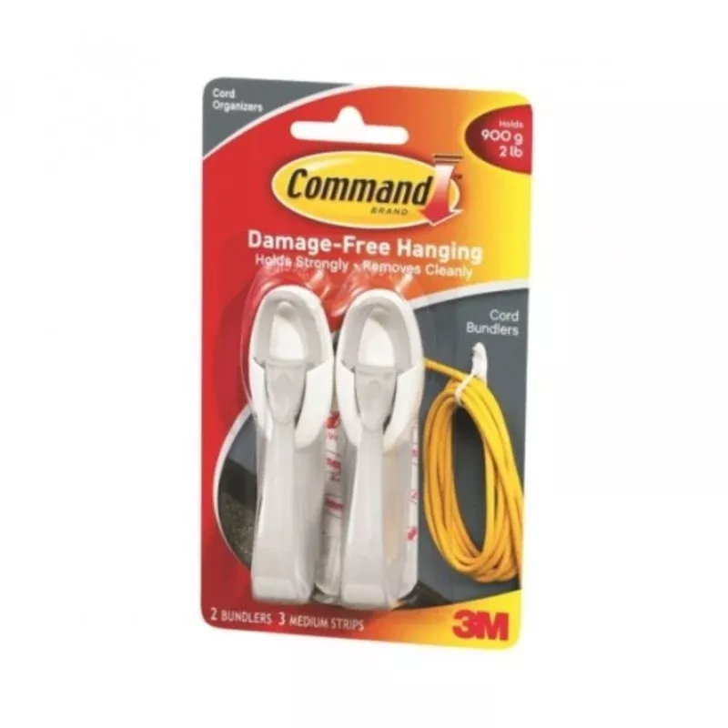 Command 17304 Cord Bundler, 900 g Weight Capacity, Plastic, White – Farm Supplies, Livestock Feed, Pest Control Solutions and Essential Ranch Equipment Online
