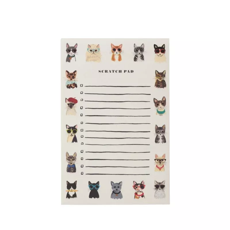 Cool Cats Notepad | Cards & Stationery