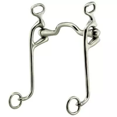 Coronet Loose Cheek Med Port Walking Horse Bit 5