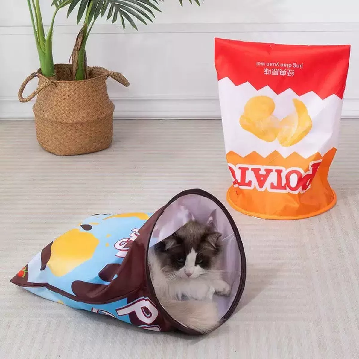 Crinkle Cat Tunnel - Chips Bag