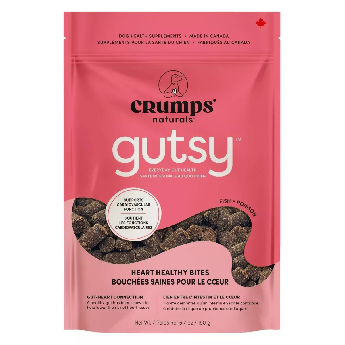 Crumps' Naturals Gutsy Heart Healthy Bites