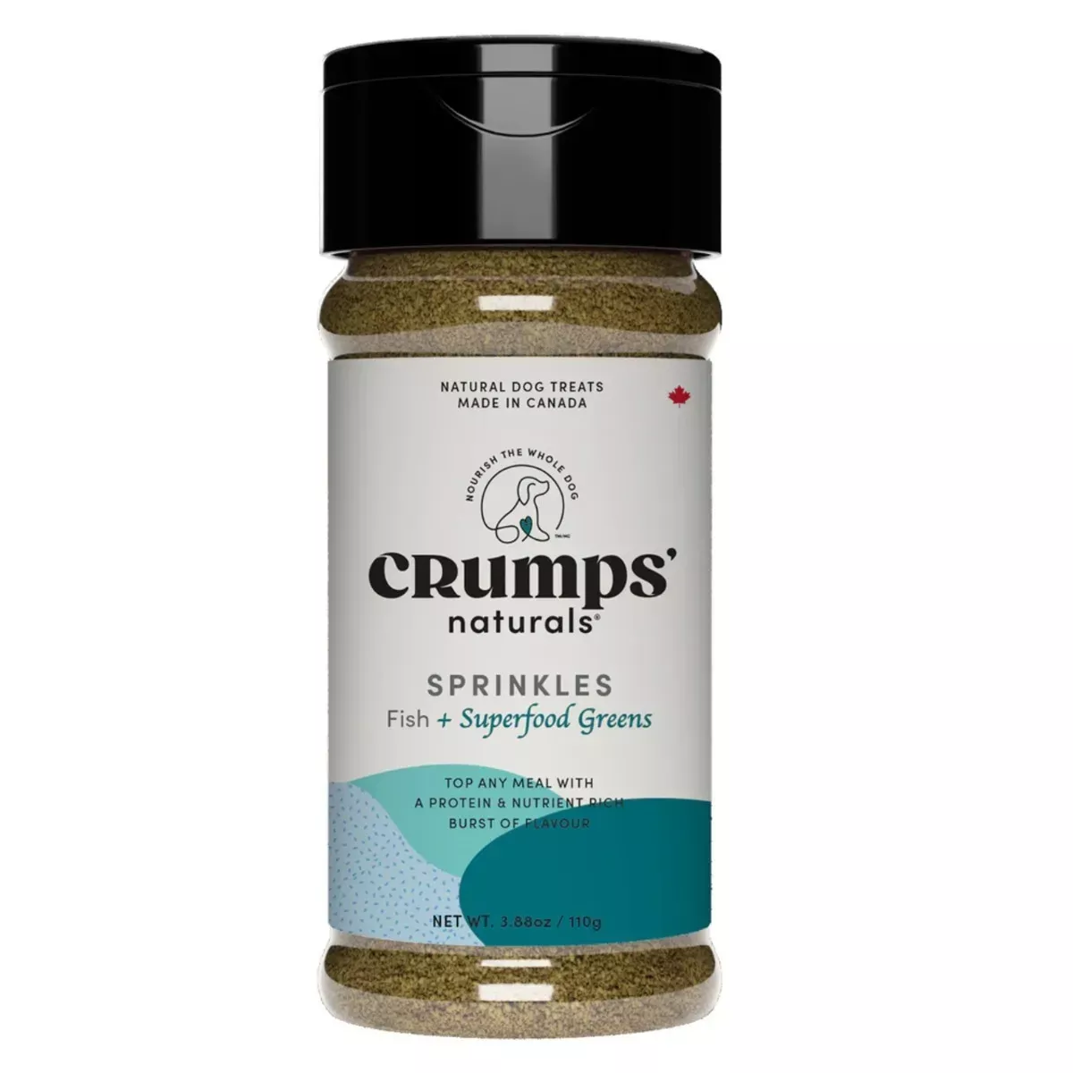 Crumps' Naturals Sprinkles Dog Food Topper - Fish + Superfood Greens
