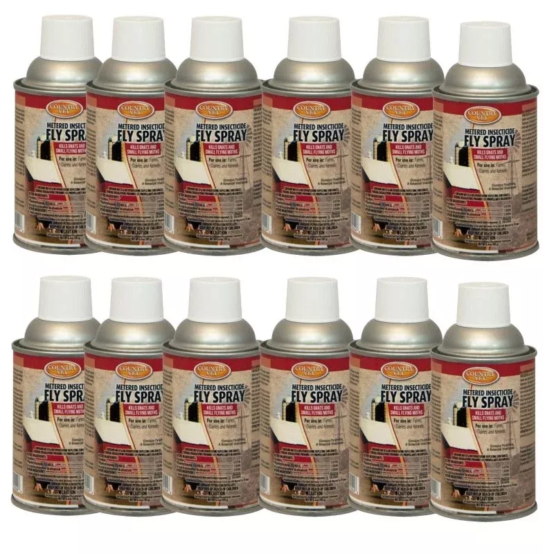 CS Country Vet Metered Fly Spray Refill 12 Pack