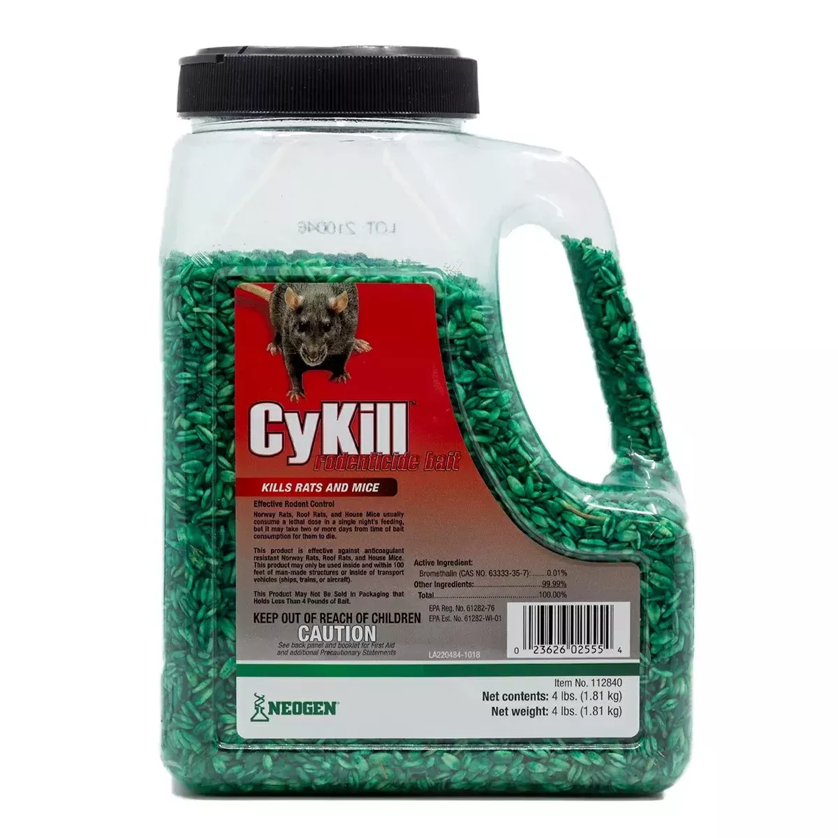 CyKill™ Rodenticide Bait – 4 lb Jug