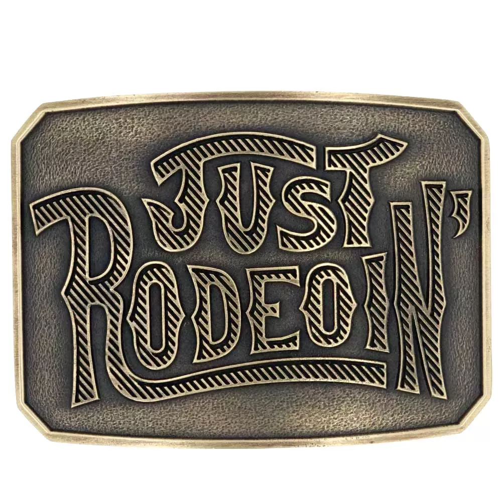 Dale Brisby Just Rodeoin' Attitude Belt Buckle