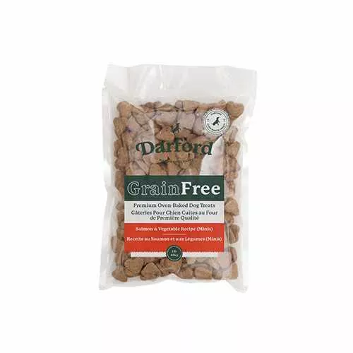 Darford Dog Treats Grain Free Salmon With Vegetables Minis
