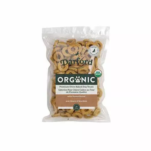 Darford Dog Treats Organic Peanut Butter Biscuits