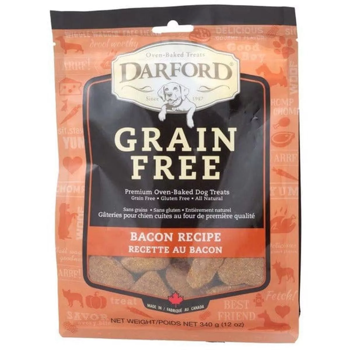 Darford Grain Free Bacon Recipe Oven Baked Dog Treats