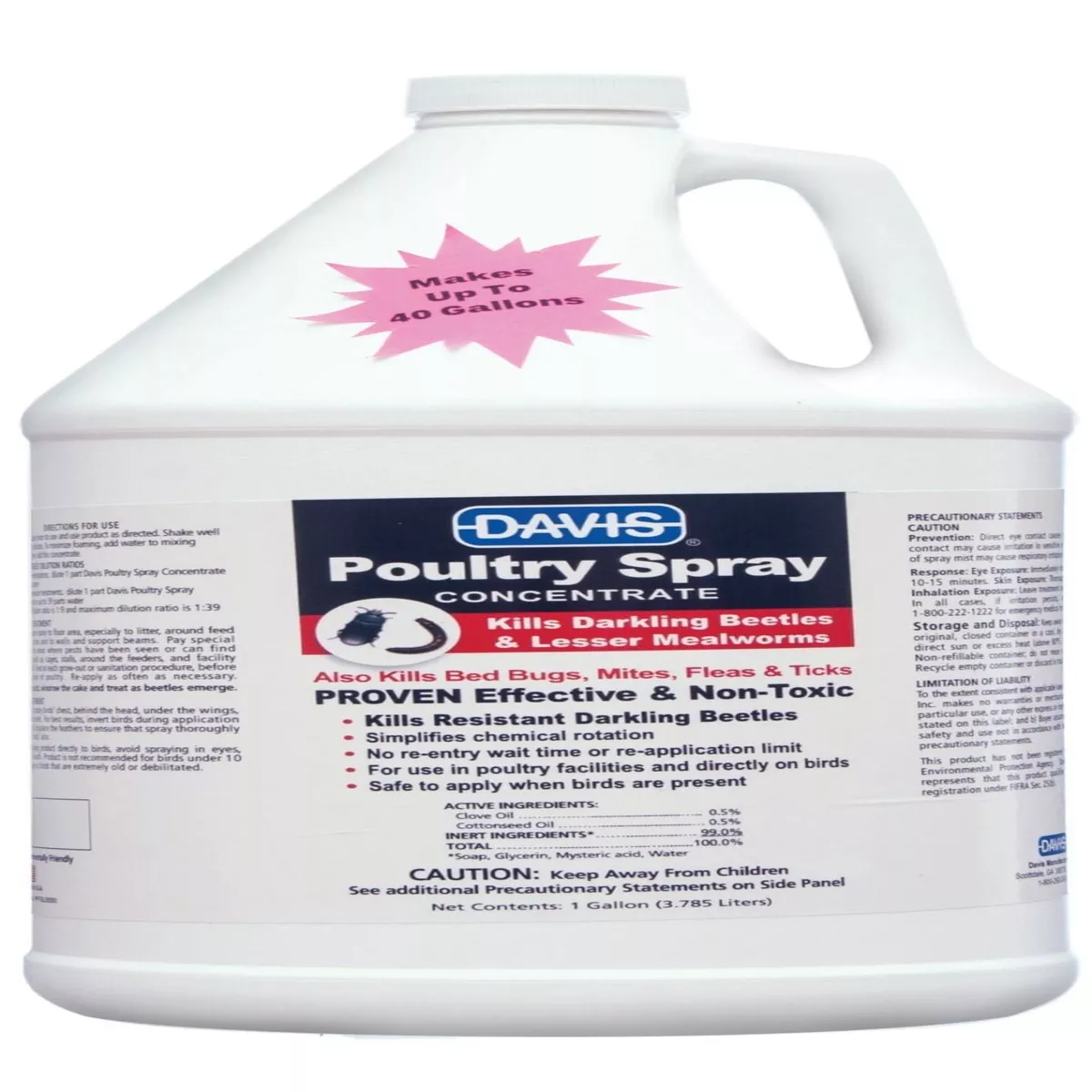 Davis Poultry Spray Concentrate, Gallon