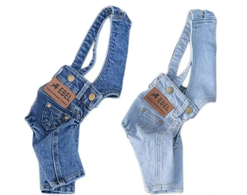 Denim Jumpsuit for Small Pets