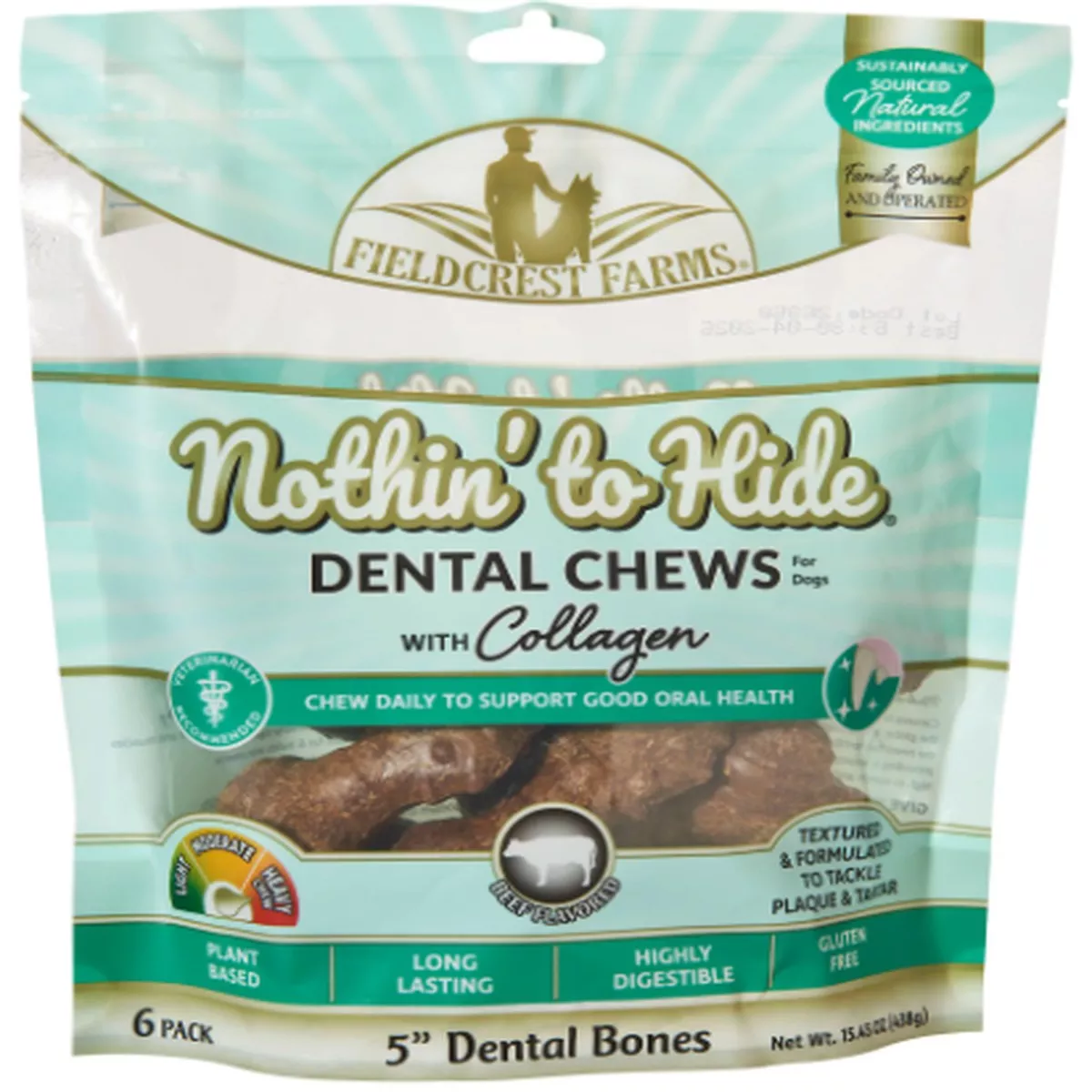 Dental Bone Beef 5" 6PK