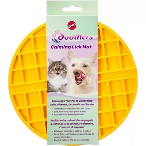 Doc and Phoebes, Soothers Lick Mat Belgian Waffle, 1 Count / 7.5 Inches