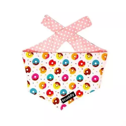 Dog Bandana – Blush Pink / Donut Run