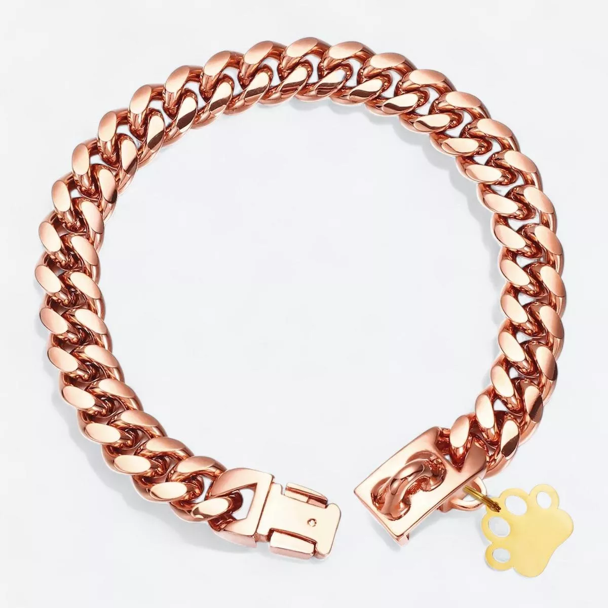 Dog Cuban Link Chain Metal Necklace