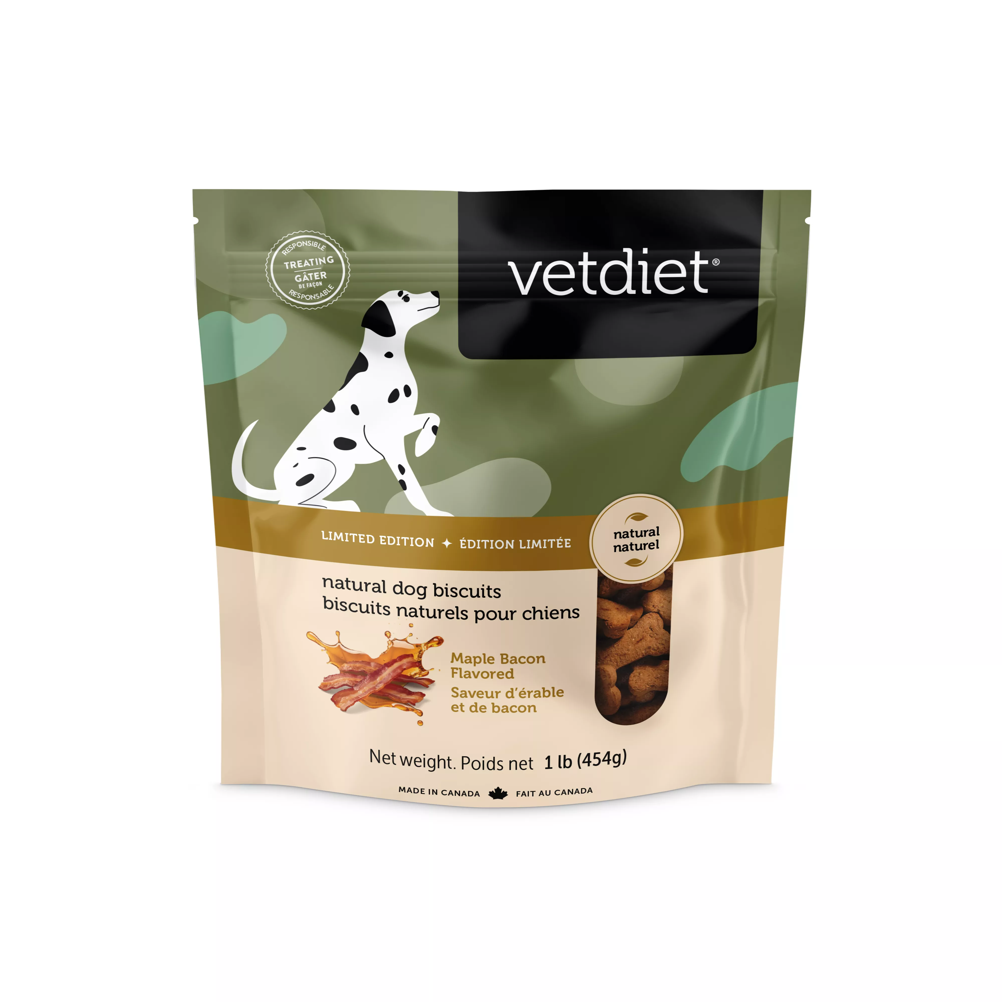 Dog, Maple Bacon Biscuit - 454 g