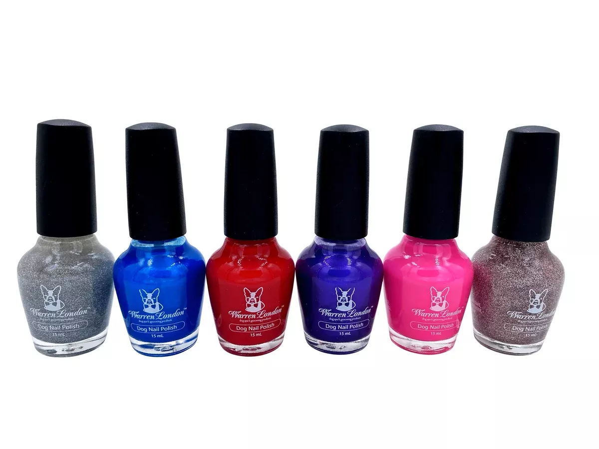 Dog Nail Polish - Polish Bottles with Brush