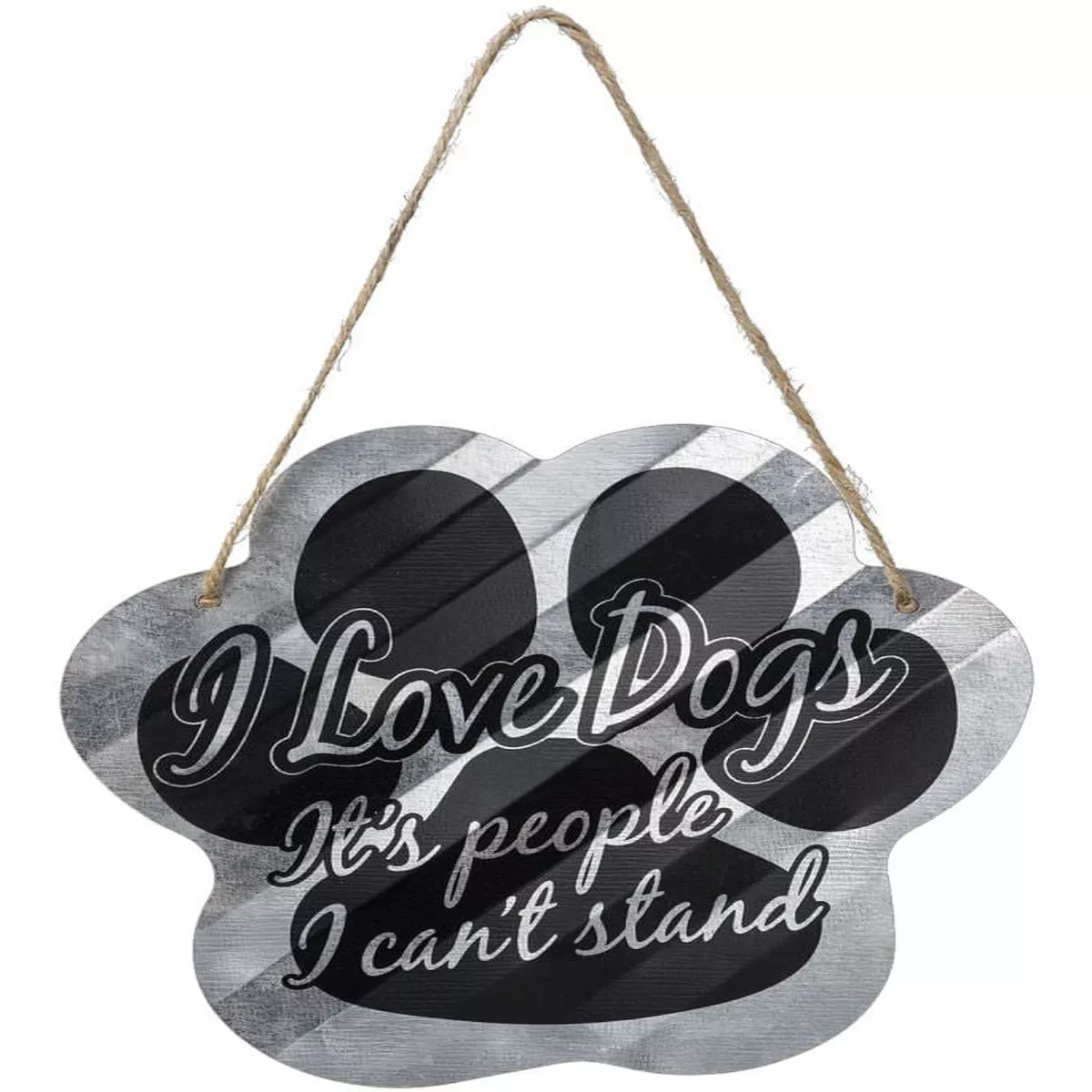Dog Paw or Bone Print Sign
