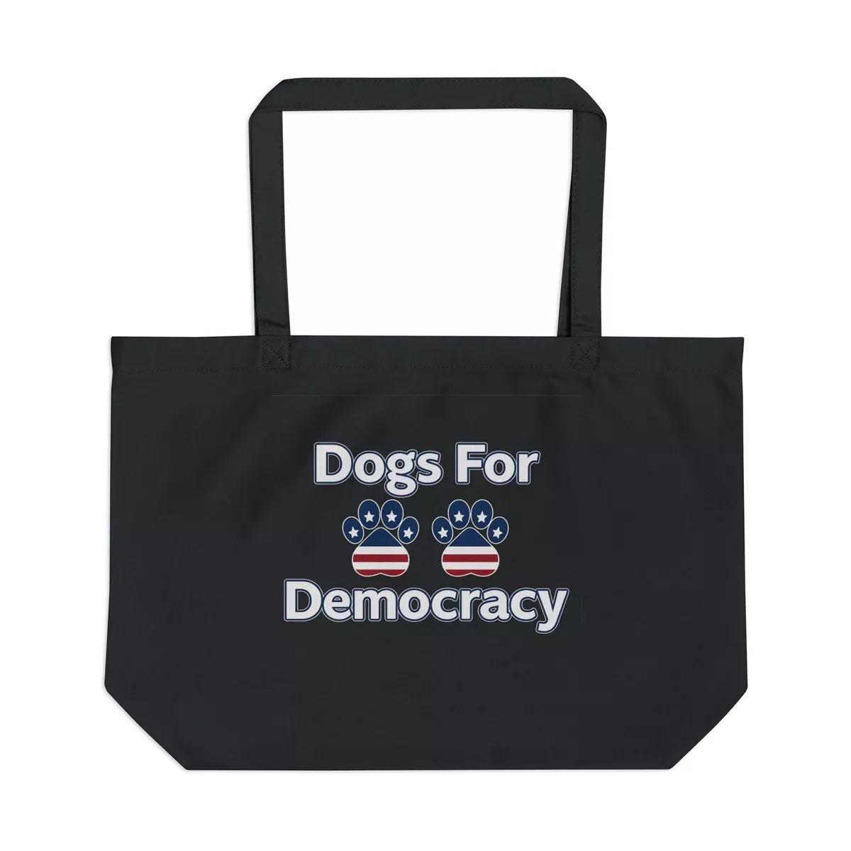 Dogs for Democracy Eco XL Tote Bag