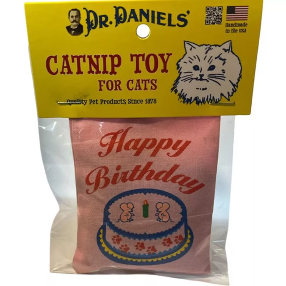 Dr. Daniels Happy Birthday Toy 100% Catnip Filled